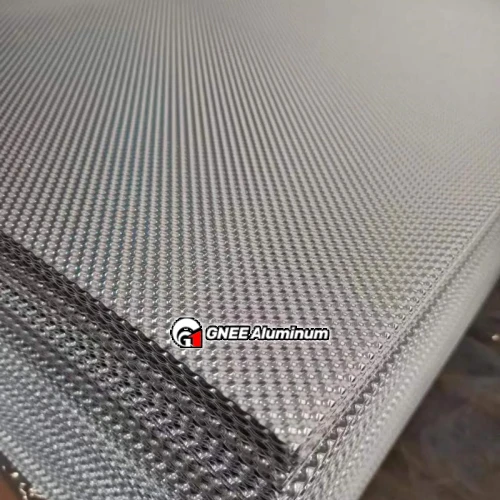1060 3003 H14 H22 Stucco reljefinis aliuminio lapas